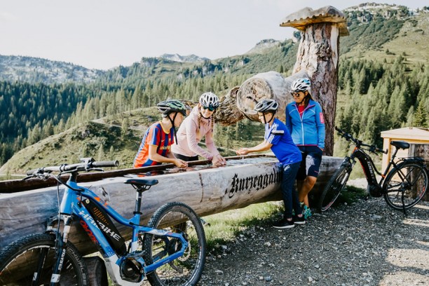 Mountainbiken in Kleinarl, Österreich